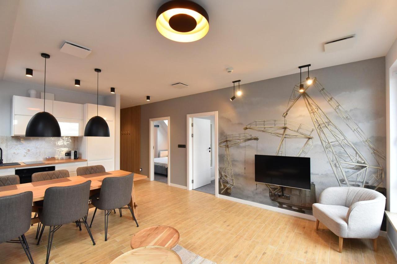 River'S Touch Apartament Grand Z Widokiem Na Odre Stettin Exterior foto